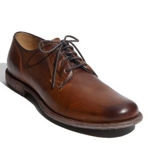 Frye Brown Distressed Leather Oxfords 11.5 Brown